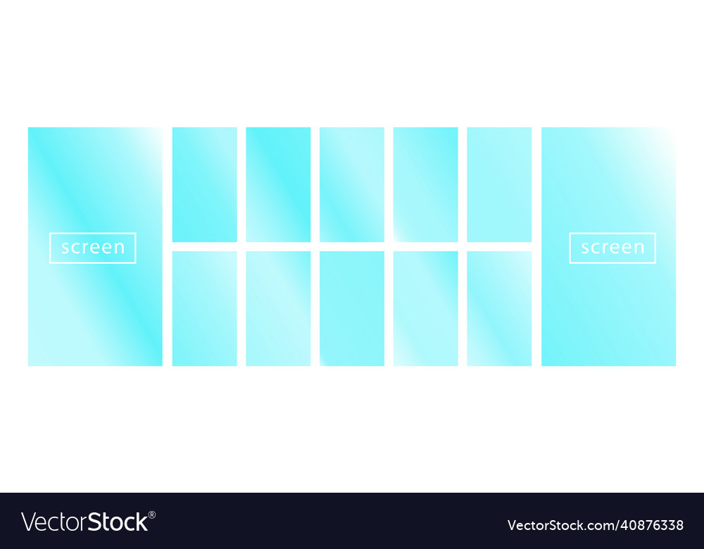 Mobile screen lock display collection of colorful vector image Mobile screen lock display collection of colorful