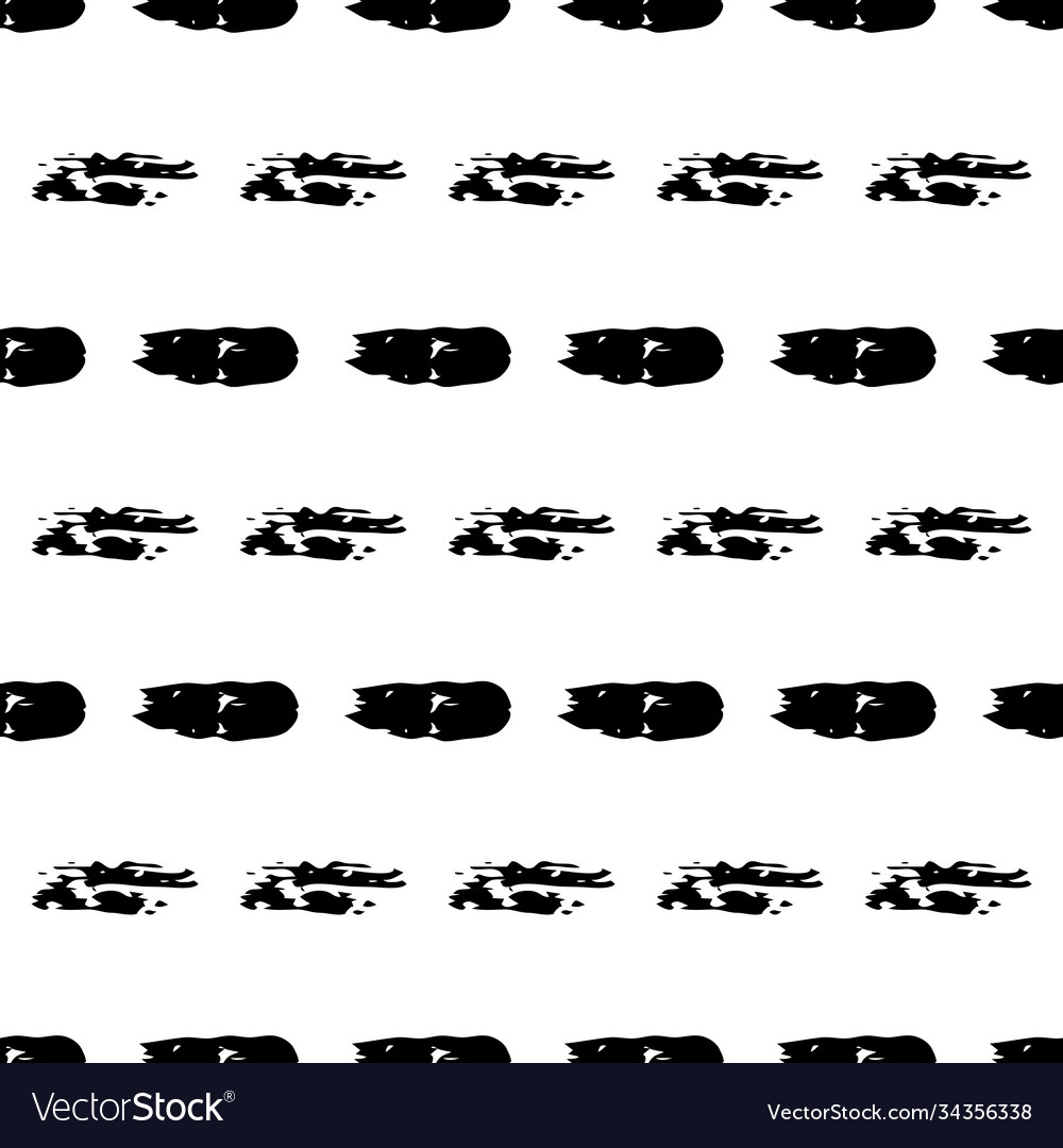 Seamless pattern with hand drawn scribble smears