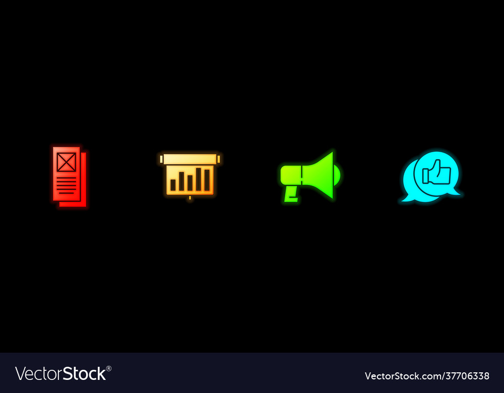 Set browser window board with graph chart vector image Set browser window board with graph chart