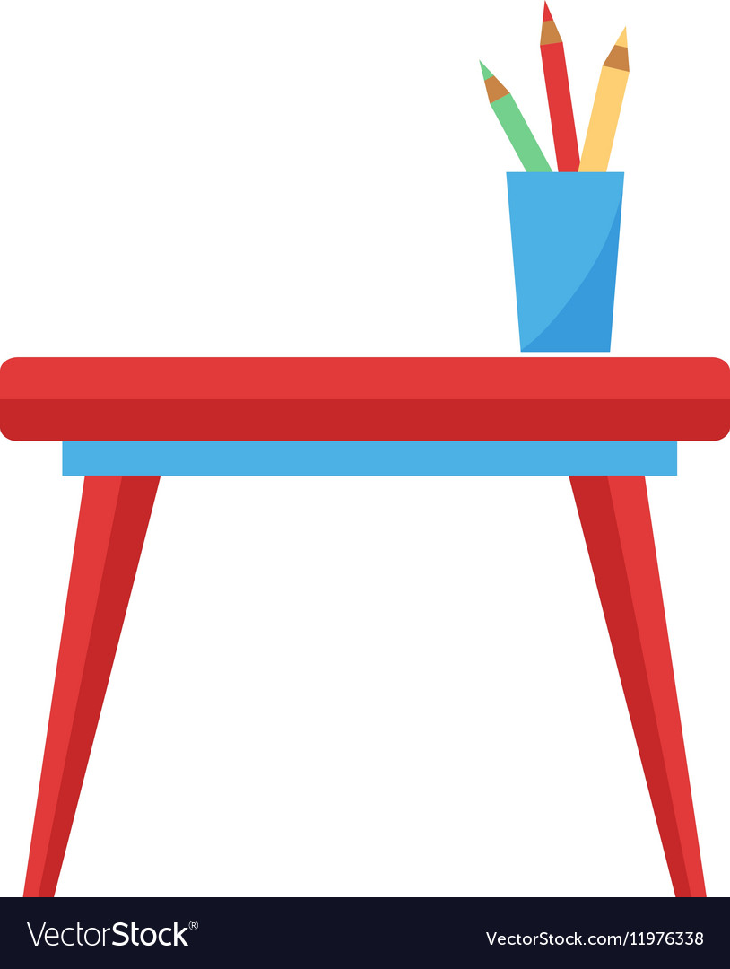 Small and colorful table for little kids