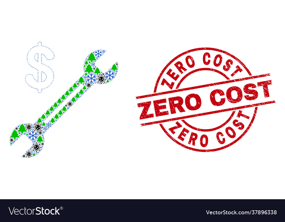 Zero cost scratched stamp seal and dollar wrench