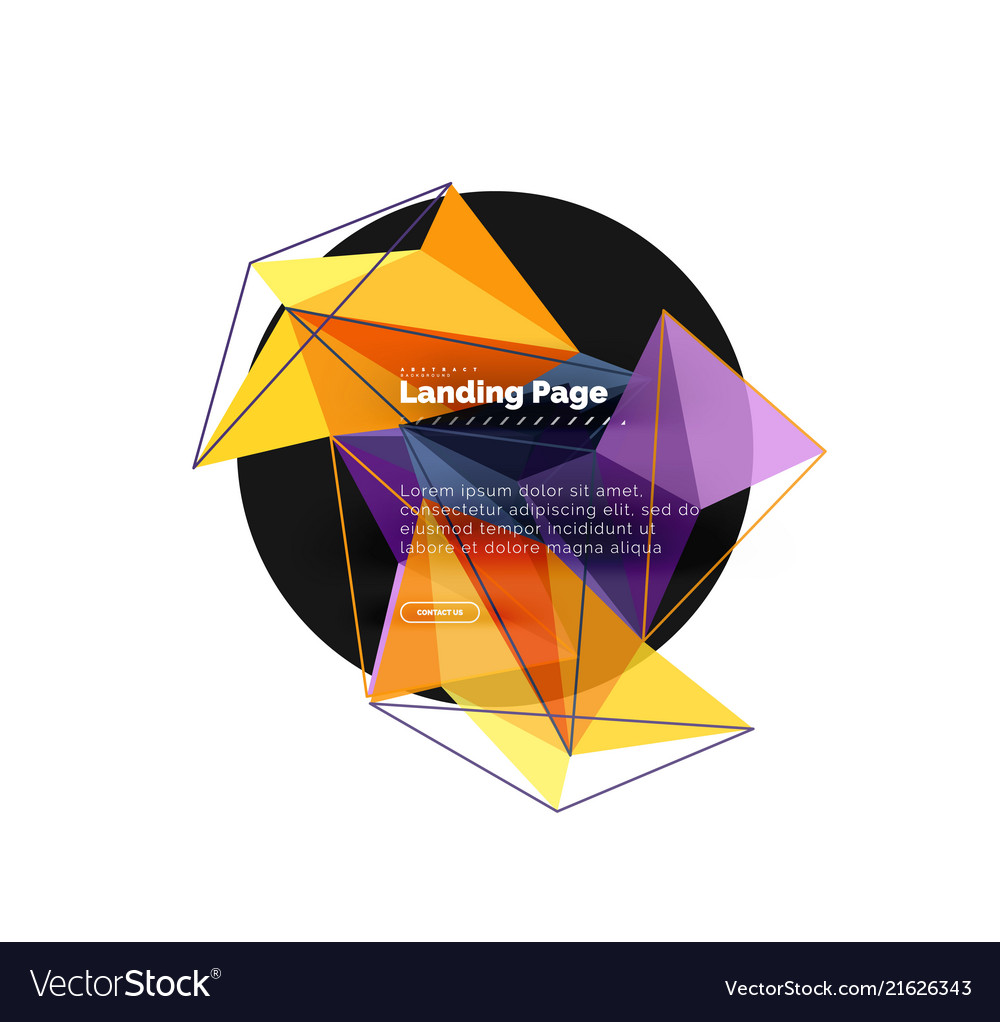 3d triangle abstract background polygonal vector image 3d triangle abstract background polygonal