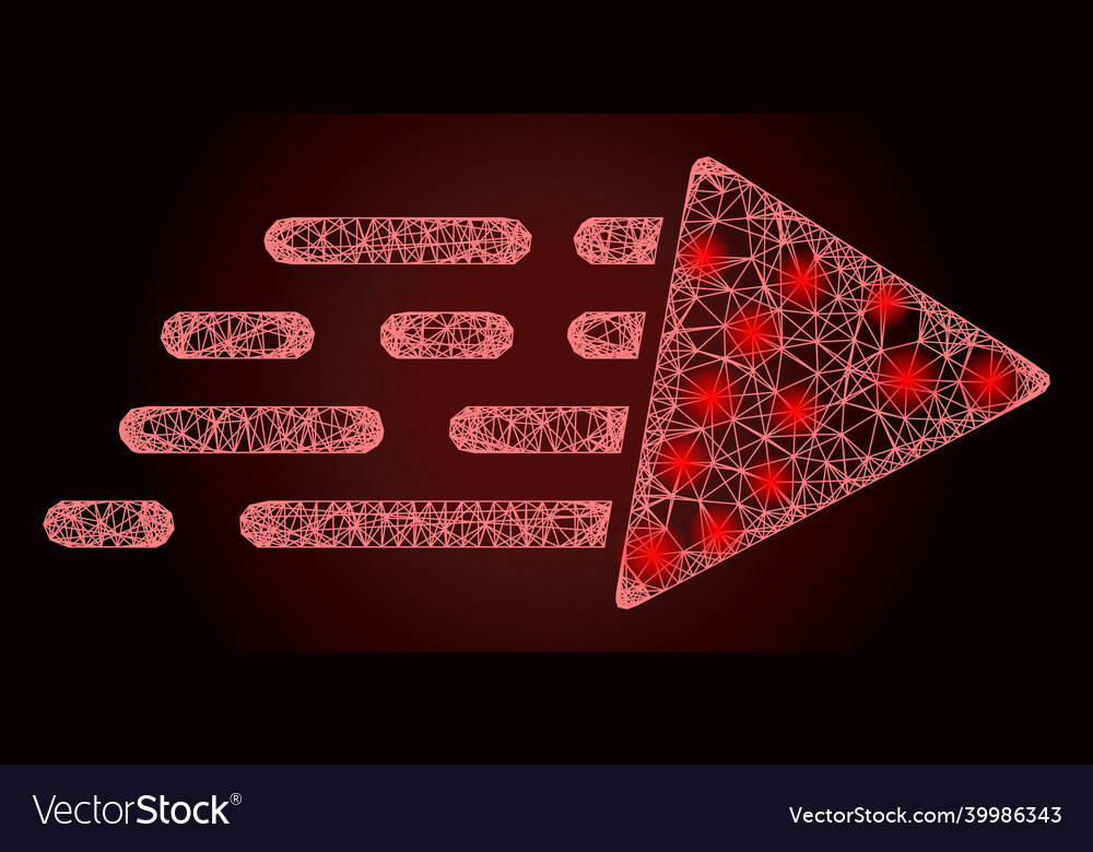 Glossy net mesh speed with glare spots vector image Glossy net mesh speed with glare spots