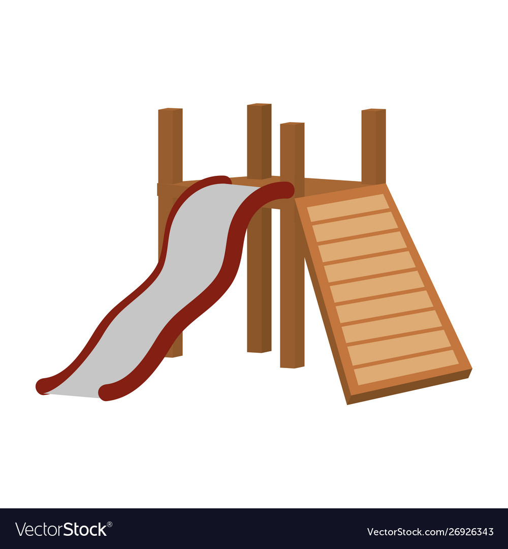 Isolated park slide design Royalty Free Vector Image