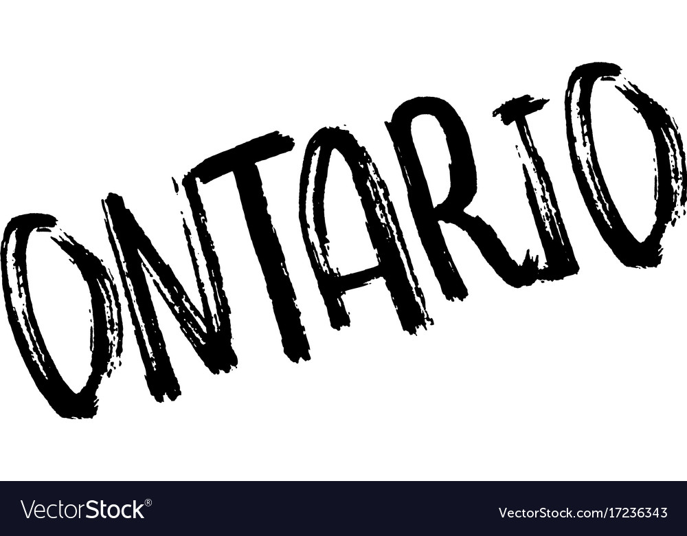Ontario rubber stamp