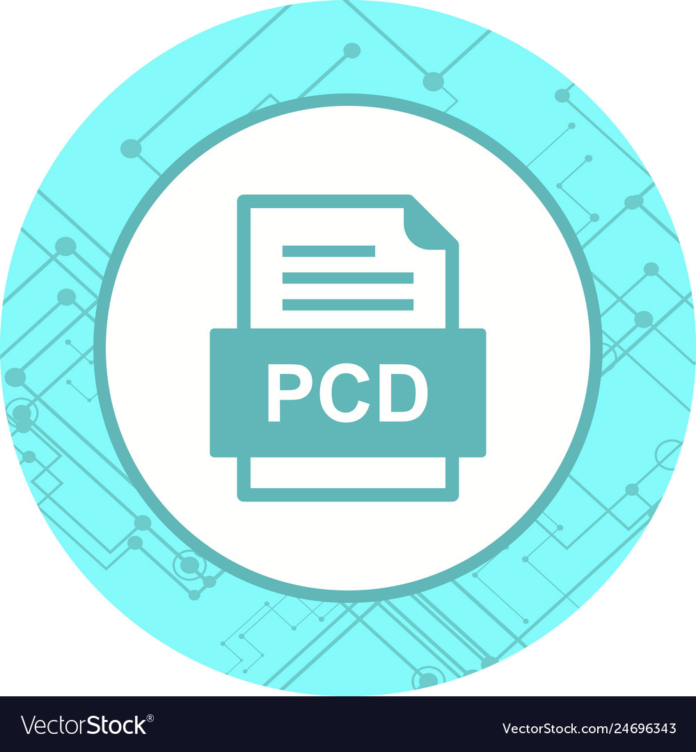 Pcd file document icon