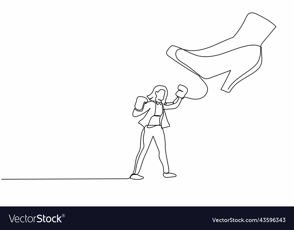 Single continuous line drawing active