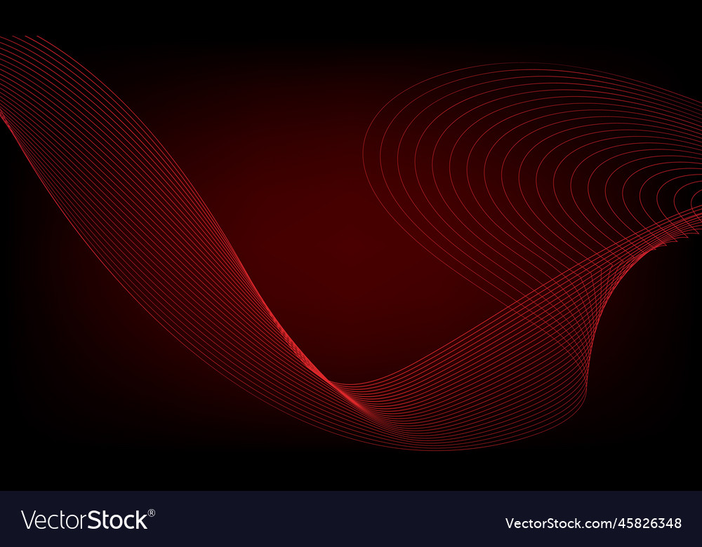 Abstract wave element for design digital