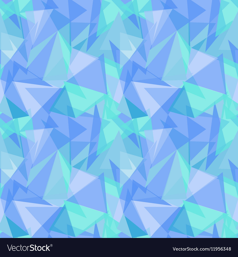 Blue Triangular Seamless Pattern
