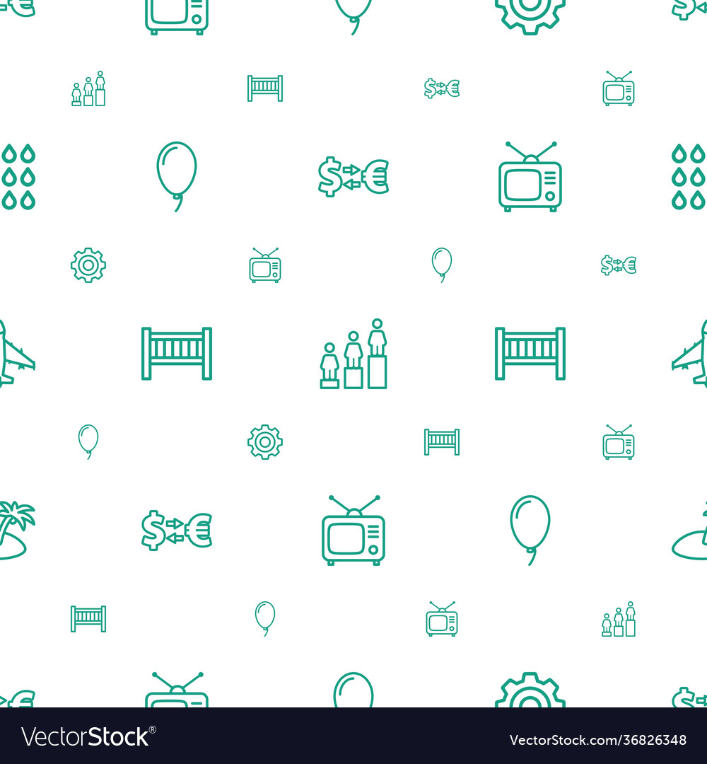 Concept icons pattern seamless white background Vector Image Concept icons pattern seamless white background