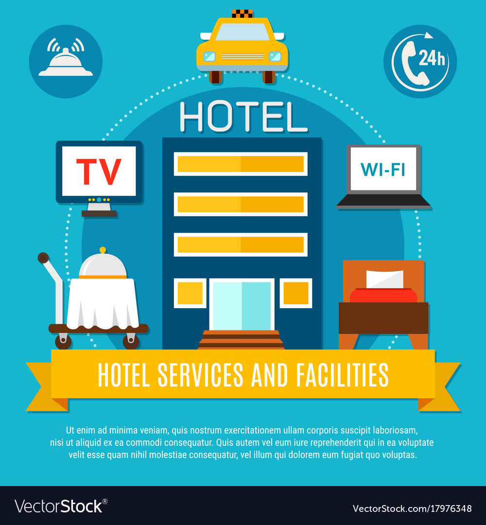 hotel-services-and-facilities-royalty-free-vector-image