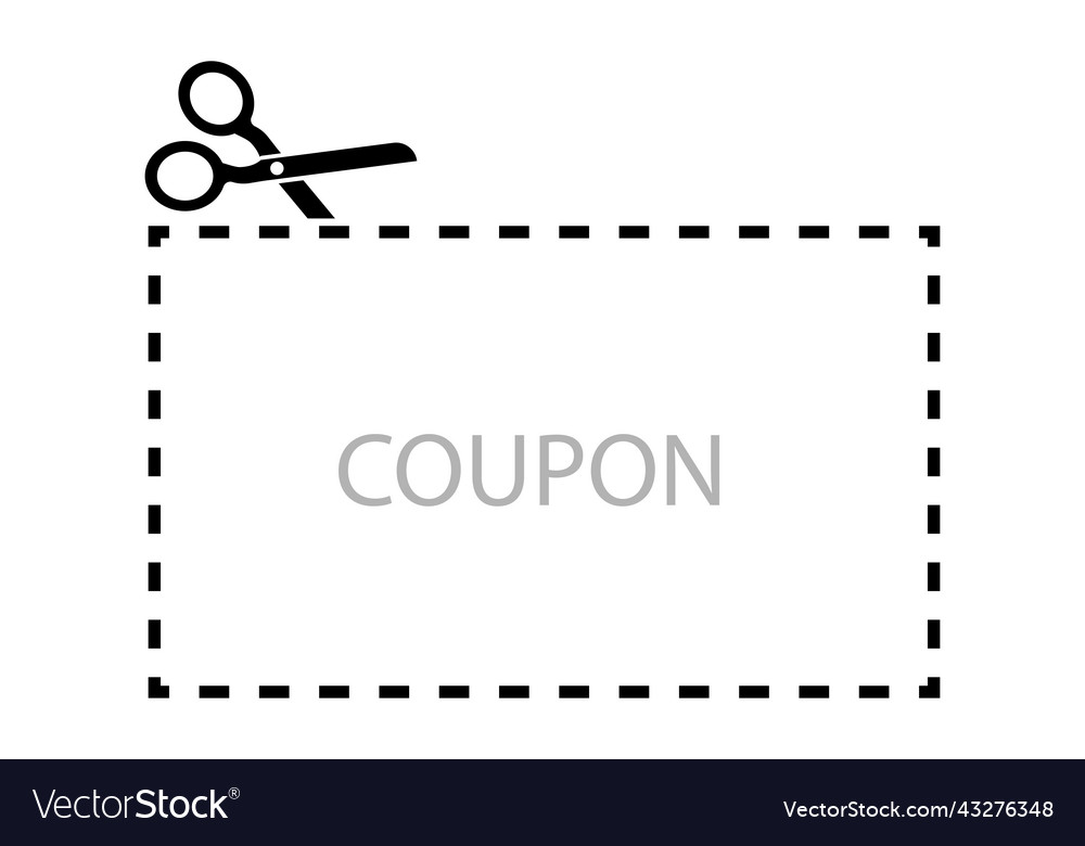 Paper cut set scissors outline for frame print vector image Paper cut set scissors outline for frame print