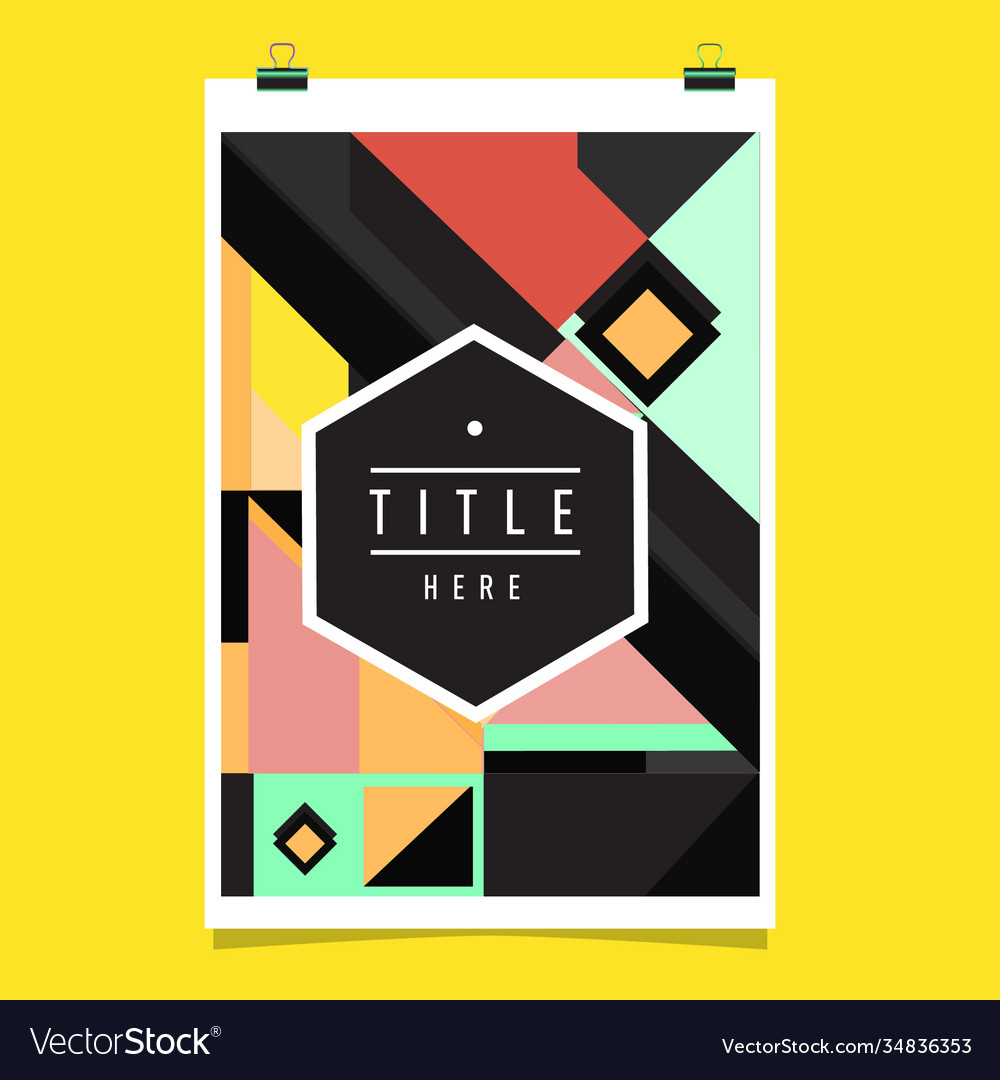Abstract colorful geometric pattern background