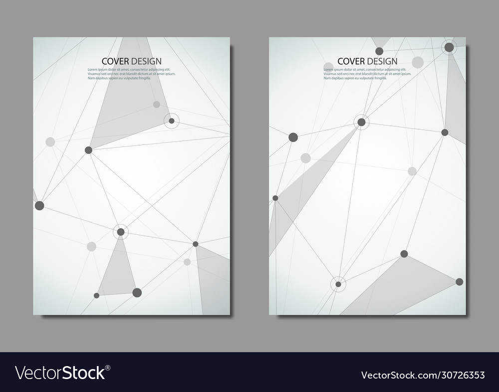 Abstract connection background with lines and dots vector image Abstract connection background with lines and dots