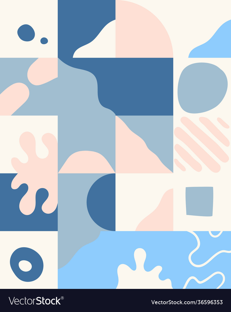 Abstract hand-drawn pattern design vector image Abstract hand-drawn pattern design