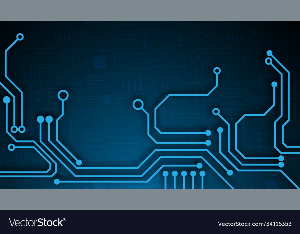 Circuit technology background Vector Image Circuit technology background