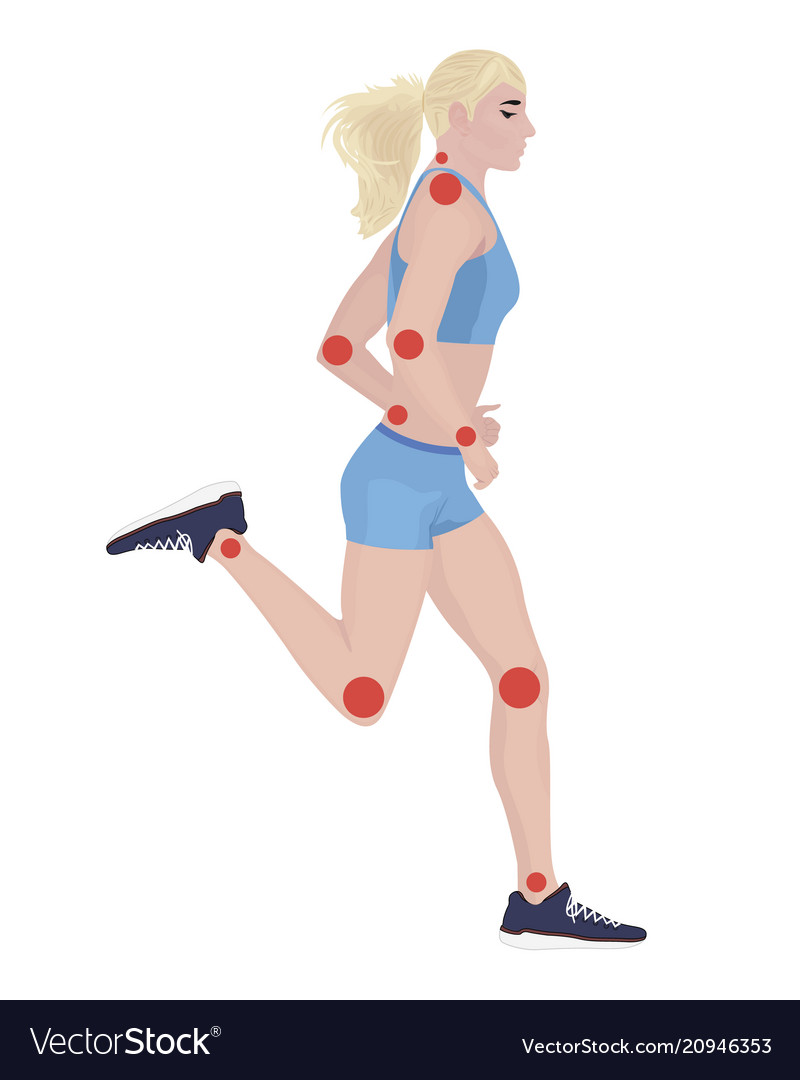 Female Body with Joint Pain