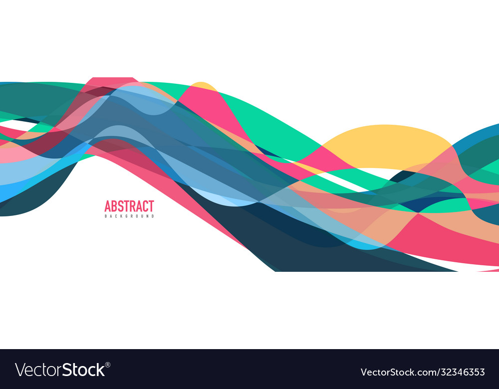 Fluid wave colorful abstract background dynamic Vector Image Fluid wave colorful abstract background dynamic