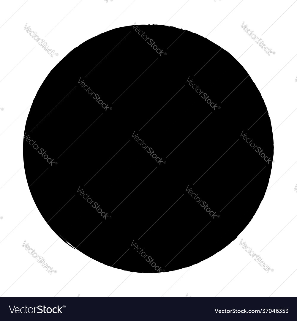 Grungy circle blob blotch