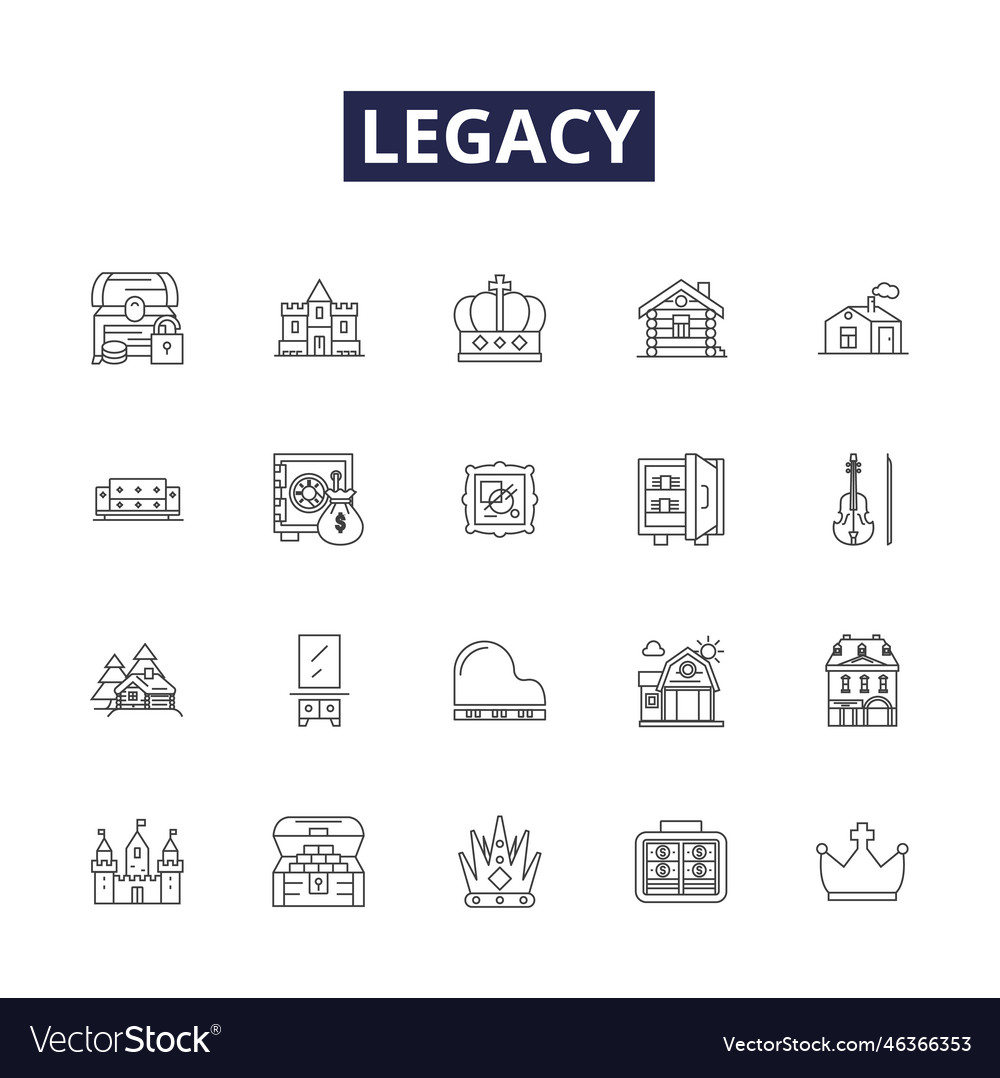 Legacy line icons and signs inheritance