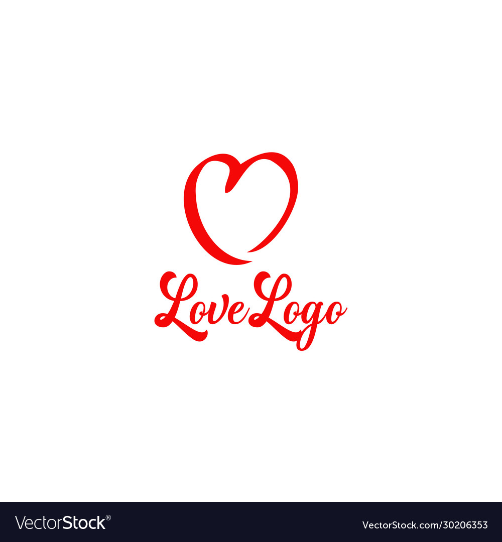 Love icon symbol logo design template Royalty Free Vector