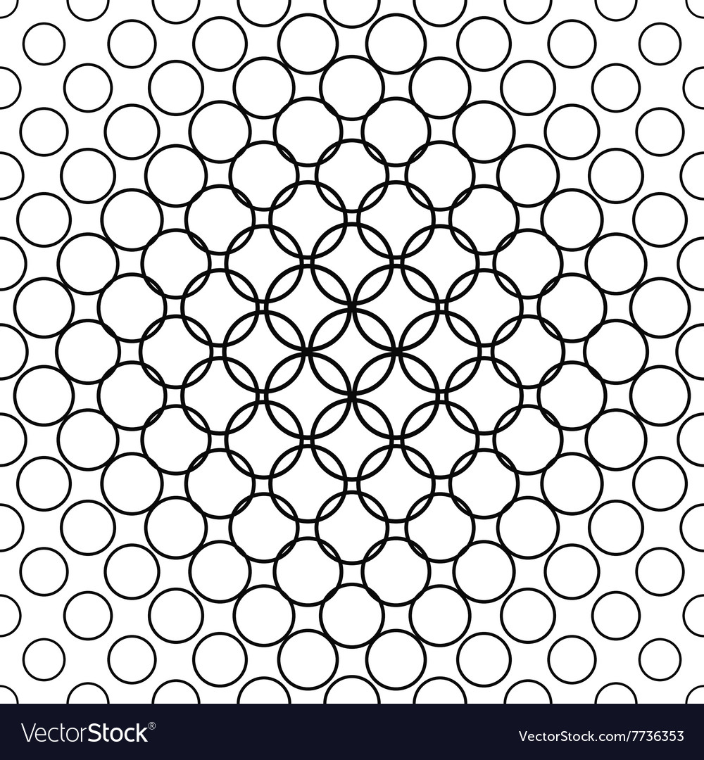 Seamless circle pattern