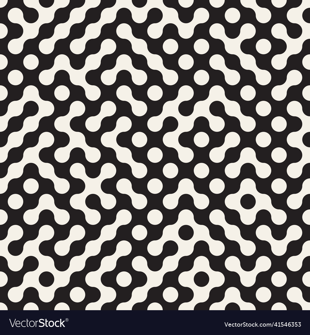 Seamless pattern repeating geometric elements vector image Seamless pattern repeating geometric elements