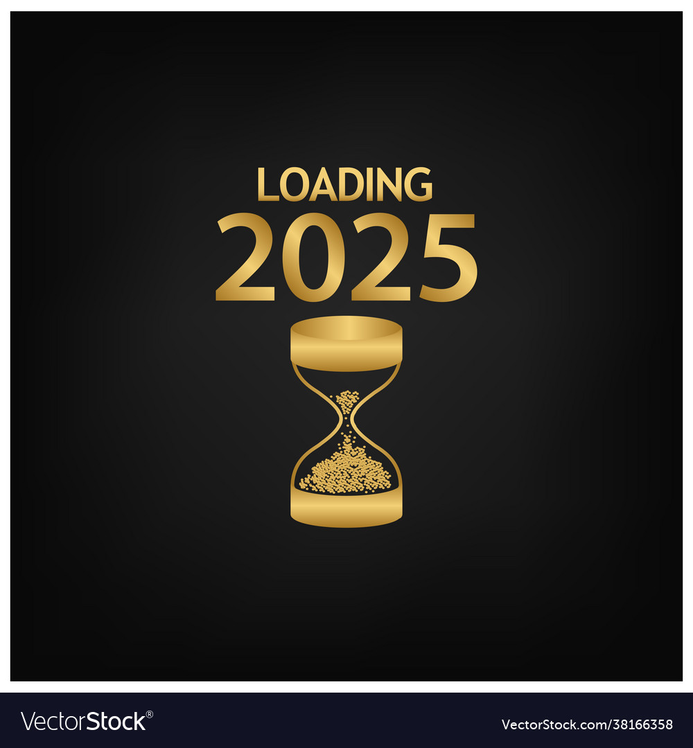 2025 happy new year background Royalty Free Vector Image