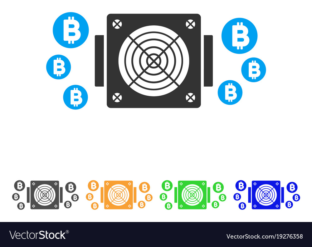 Bitcoin mining asic device icon