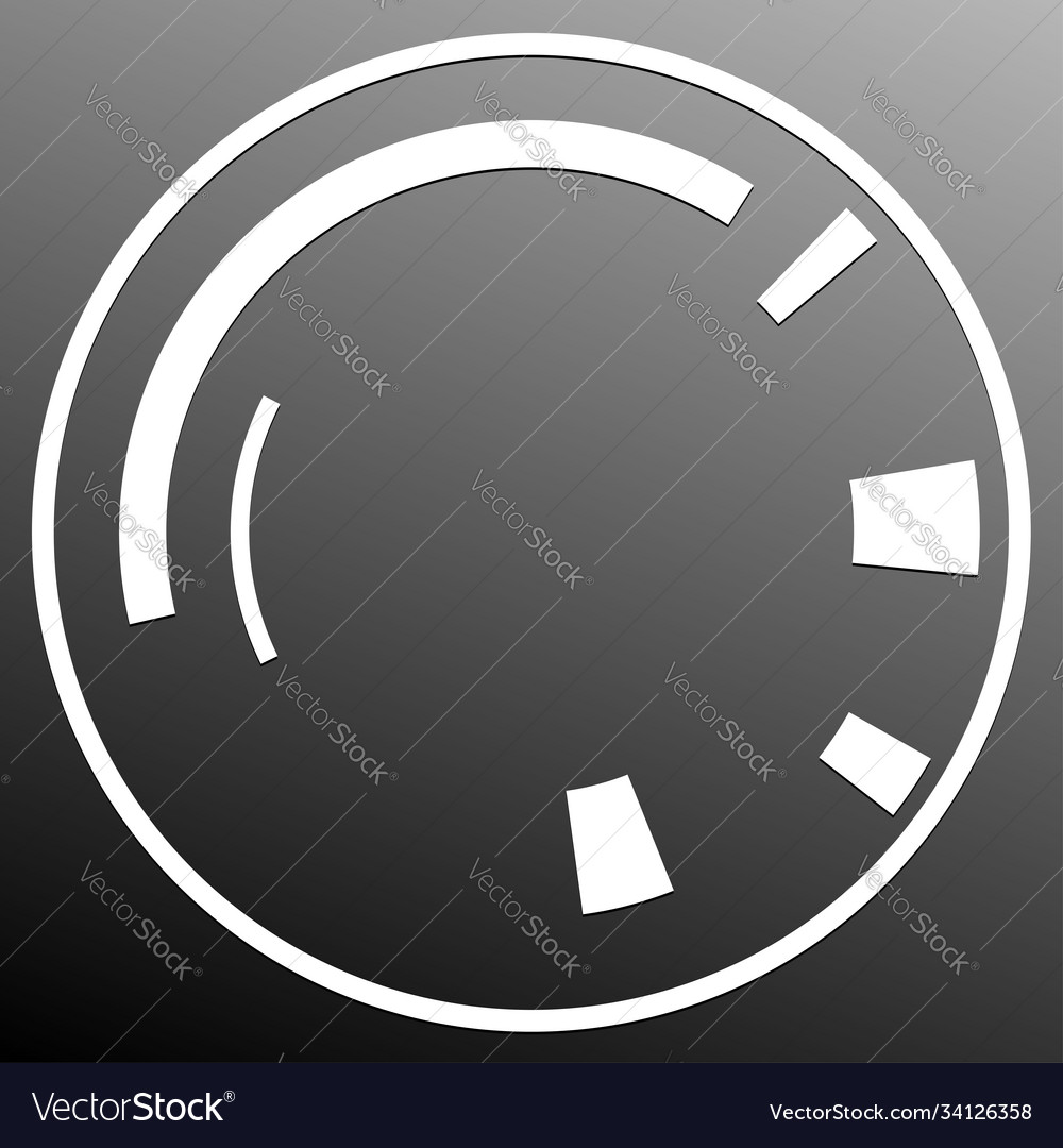 Sci-fi concentric geometric ring circle ui gui vector image Sci-fi concentric geometric ring circle ui gui