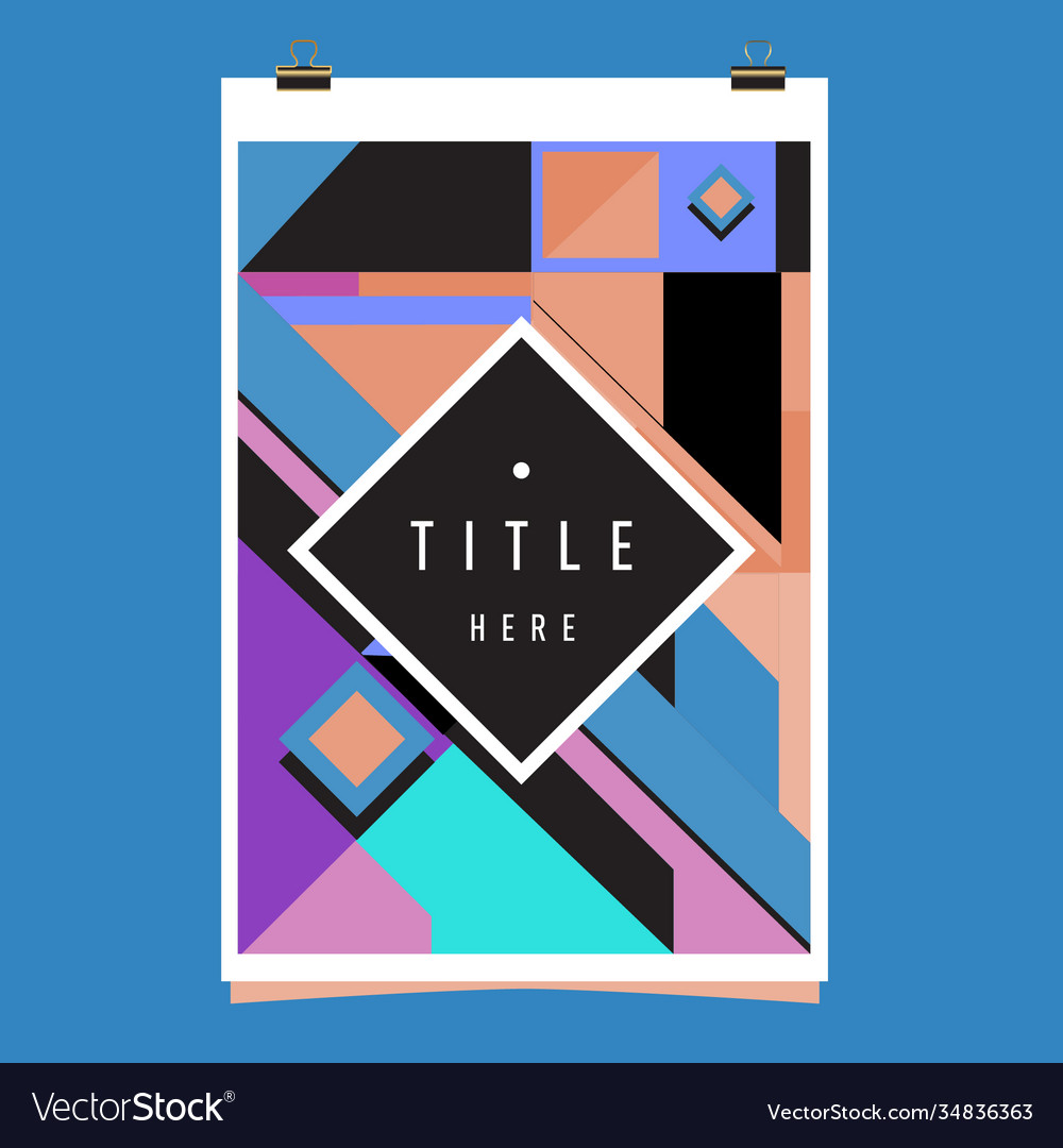 Abstract colorful geometric pattern background