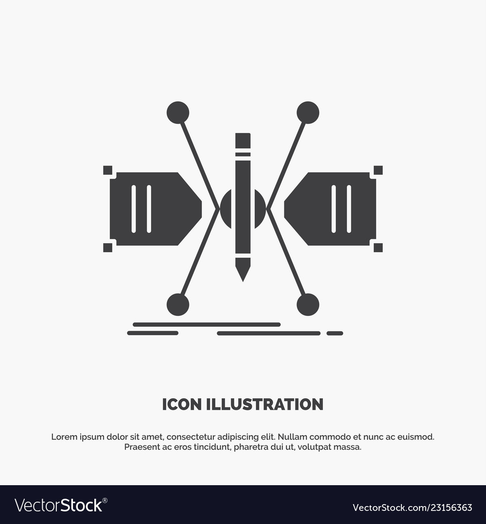 Architect constructing grid sketch structure icon Vector Image Architect constructing grid sketch structure icon