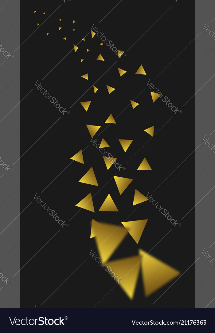 Golden confetti background