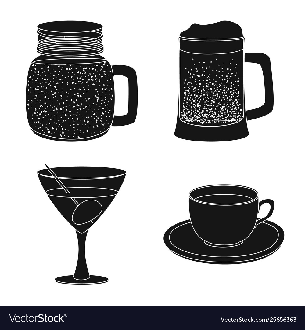 Isolated object drink and bar symbol vector image Isolated object drink and bar symbol