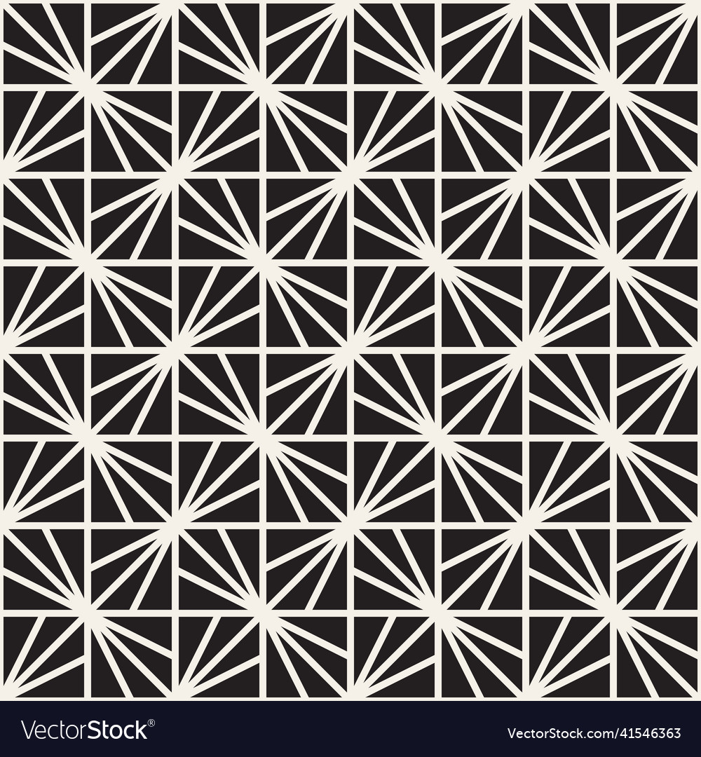 Seamless pattern repeating geometric elements