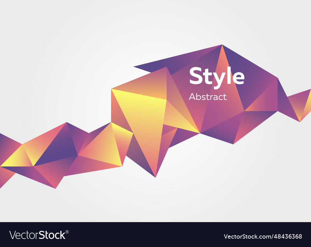 Abstract geometric horizontal element Vector Image Abstract geometric horizontal element
