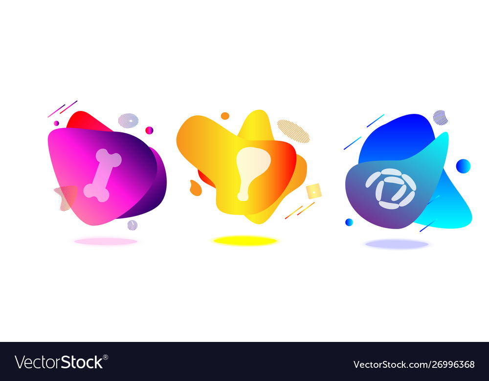Abstract shapes and lines for icons vector image Abstract shapes and lines for icons