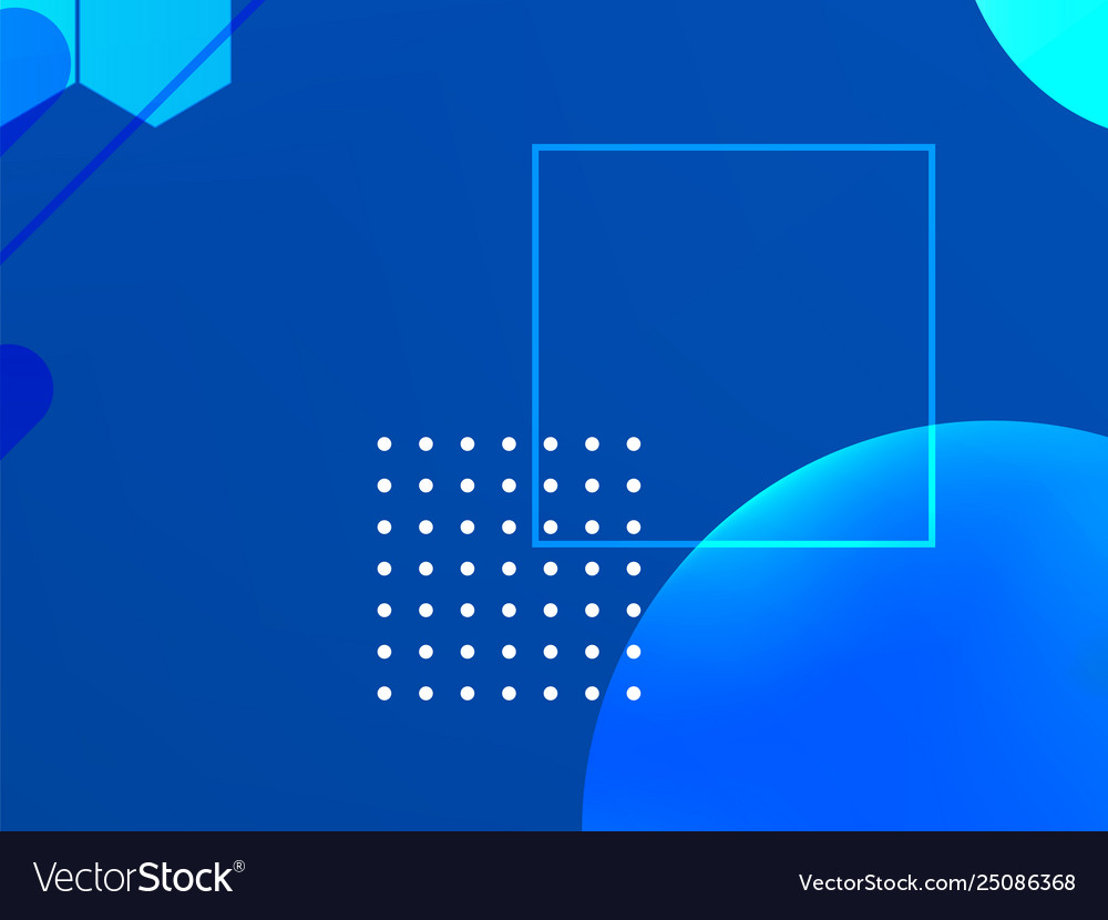 Blue geometric abstract background