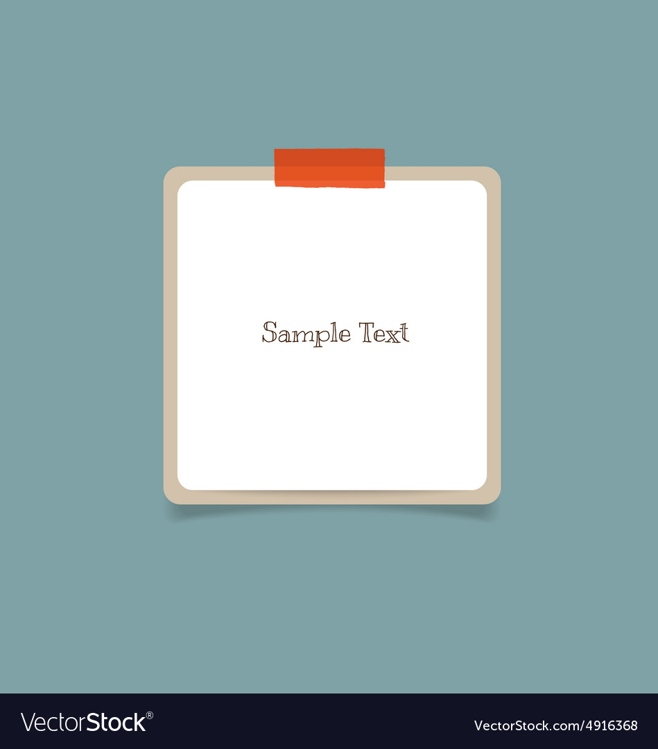 Empty note papers ready for your message
