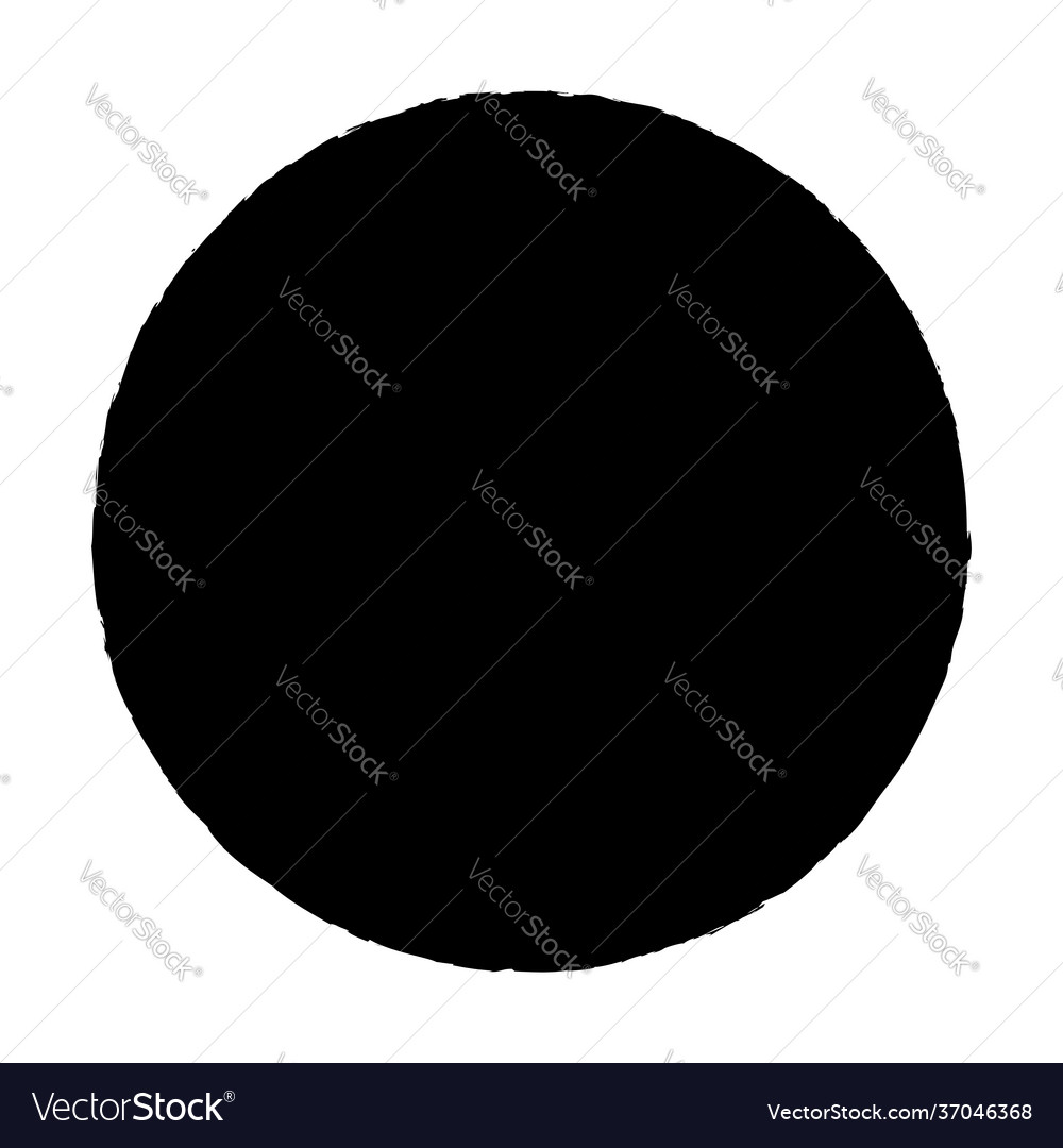 Grungy circle blob blotch