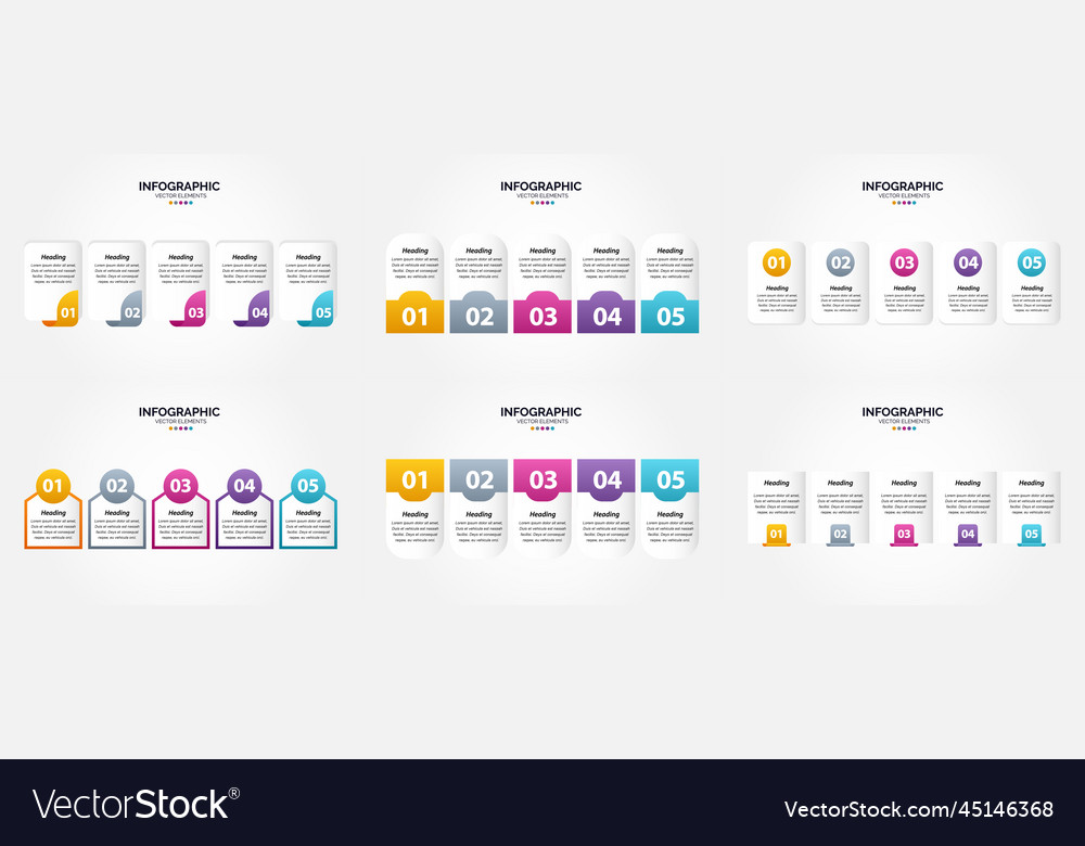 In this set are ideal for creating infographics