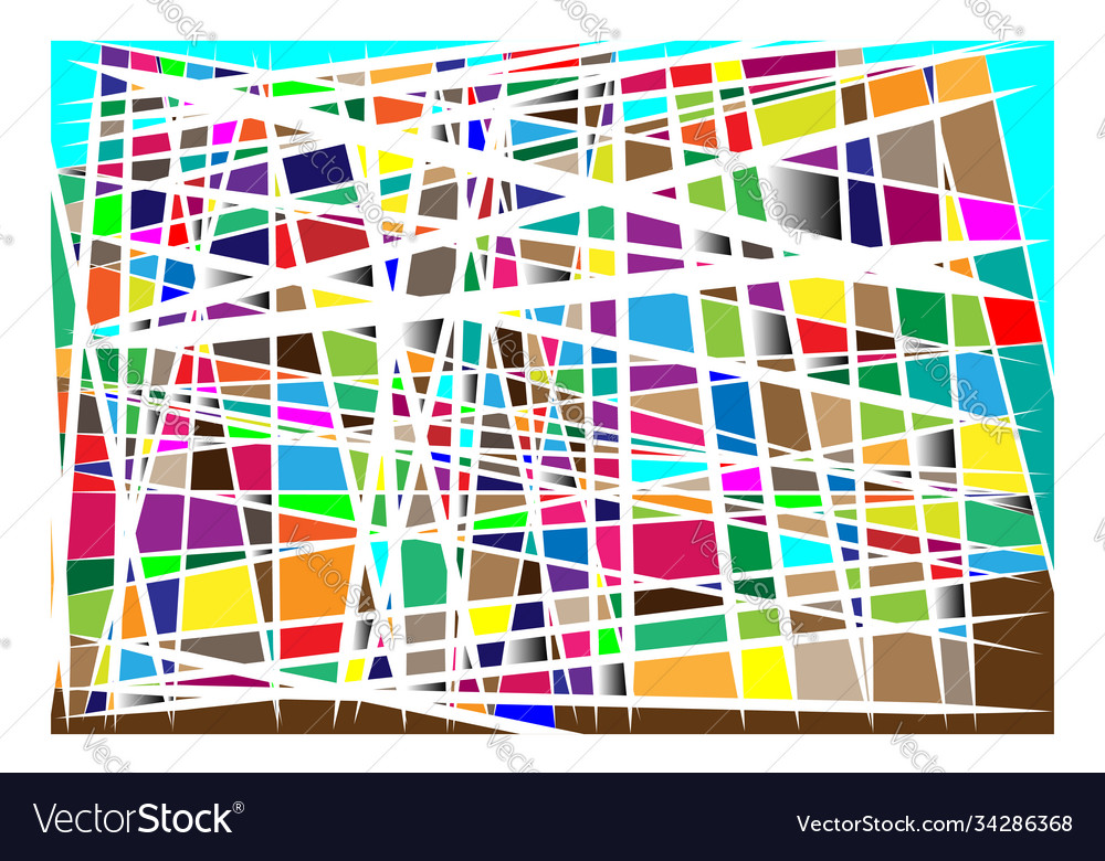 Noise glitch concept abstract colorful random vector image Noise glitch concept abstract colorful random