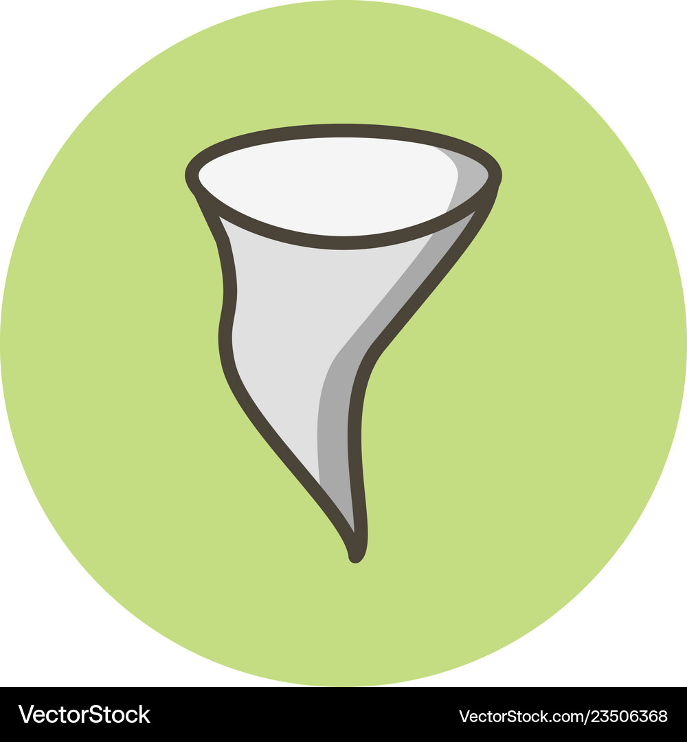 Tornado icon Royalty Free Vector Image - VectorStock