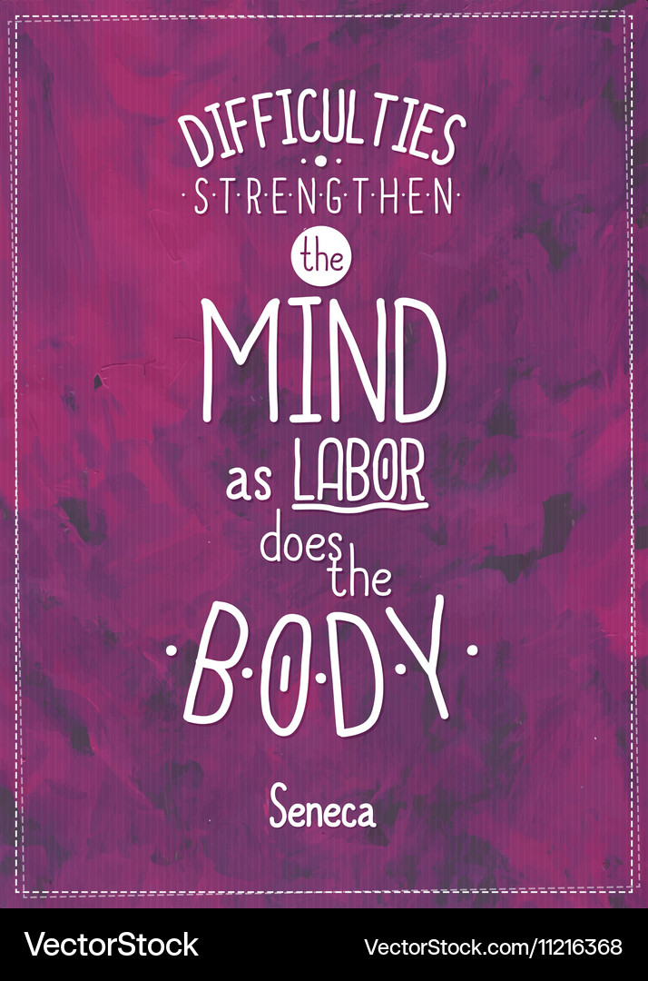 Typographical background with quote Royalty Free Vector