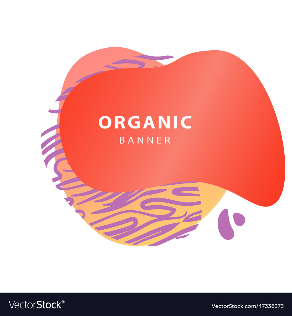 Abstract form dynamic wavy element vector image Abstract form dynamic wavy element