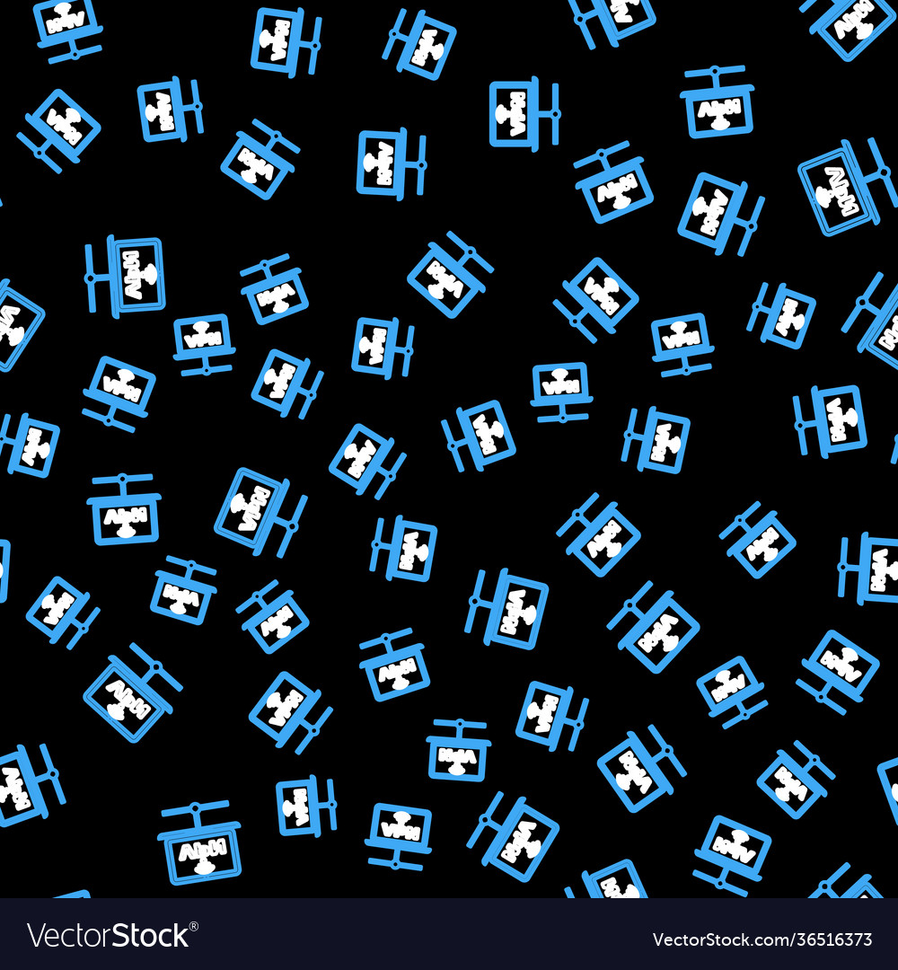 Line vpn computer network icon isolated seamless vector image Line vpn computer network icon isolated seamless
