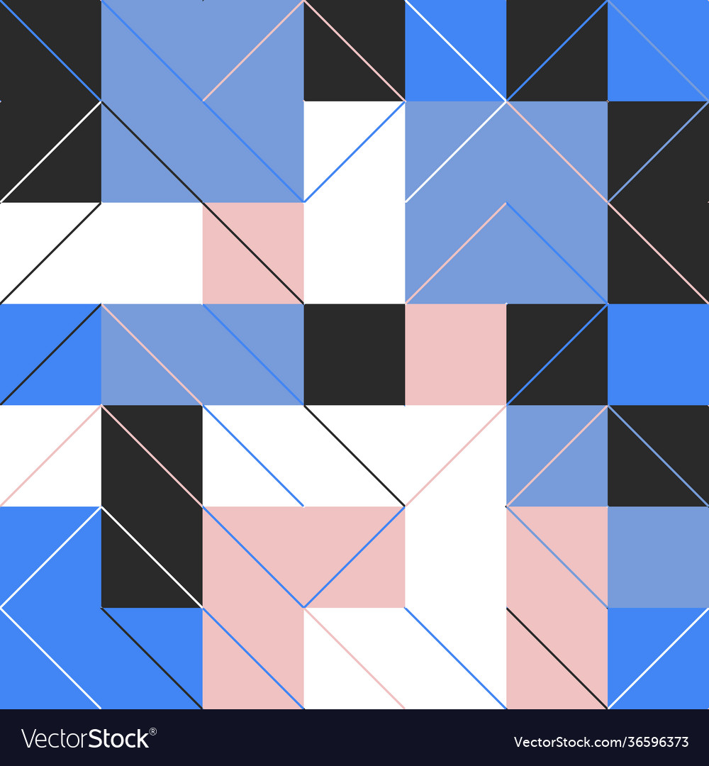 Minimal geometric pattern design vector image Minimal geometric pattern design