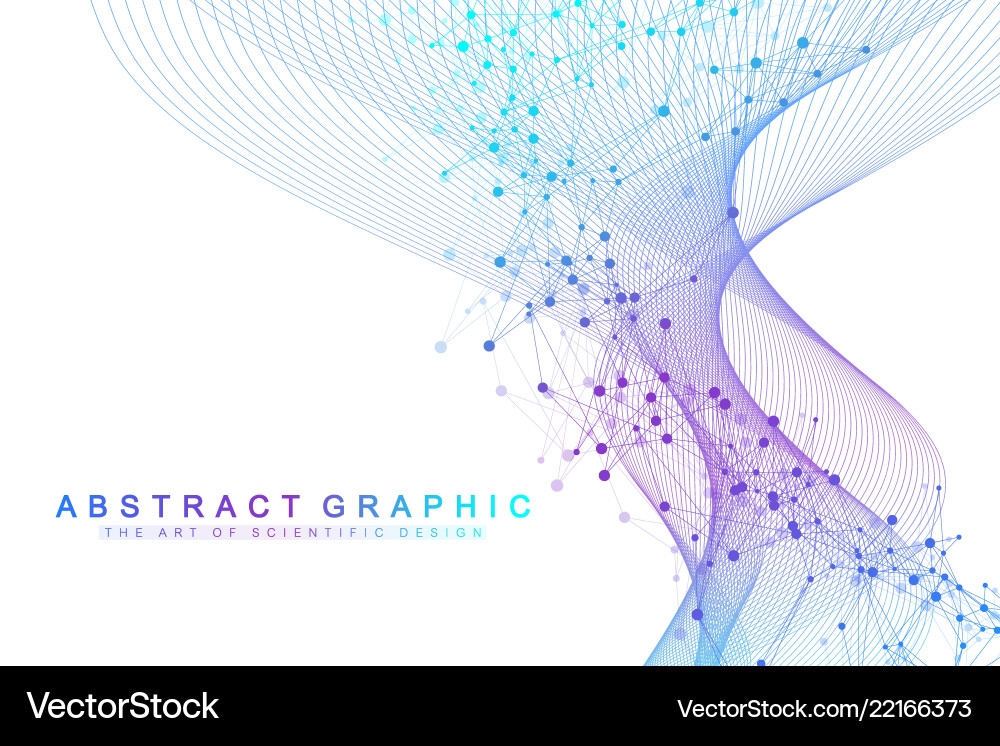 Scientific genetic engineering Royalty Free Vector Image