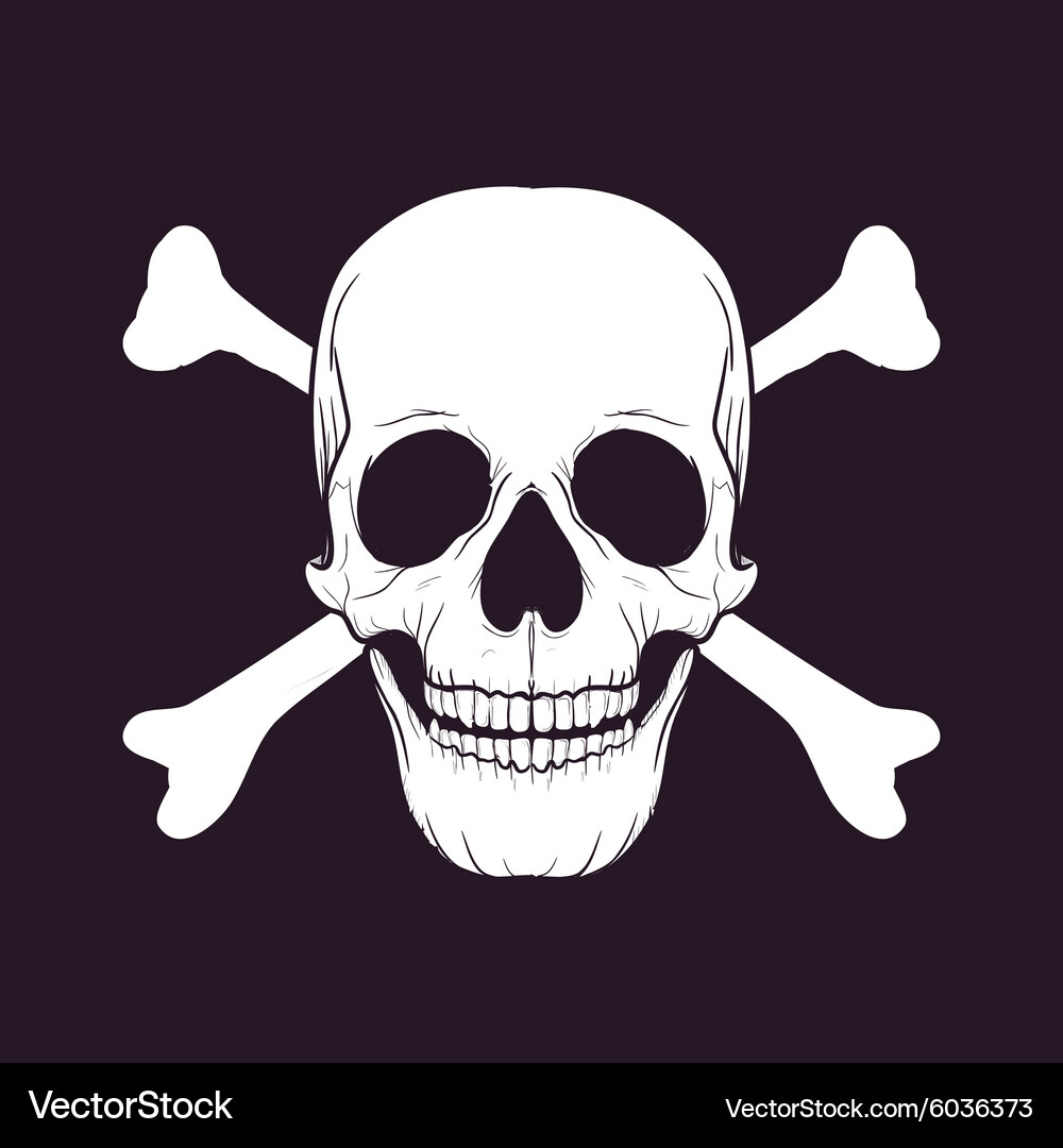 Skull Royalty Free Vector Image - VectorStock