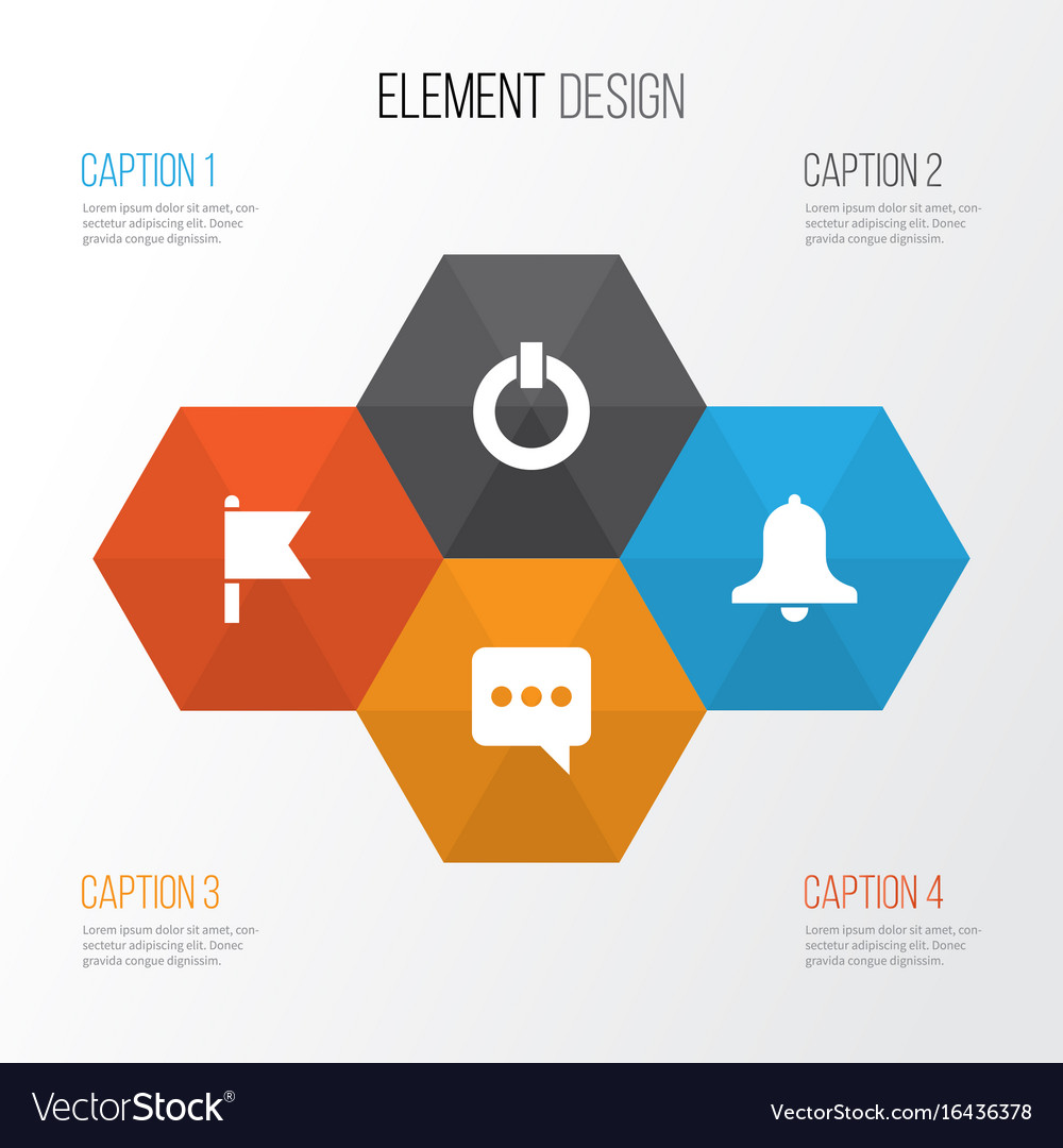 Interface icons set collection of target